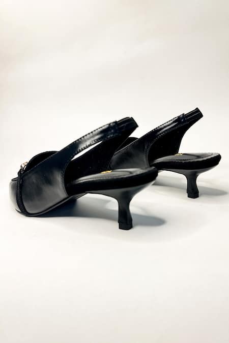 Shop The Alter Black Buckles Audrey Stilettoe Heels at Aza Fashions Shop_The Alter_Black Buckles Audrey Stilettoe Heels _at_Aza_Fashions