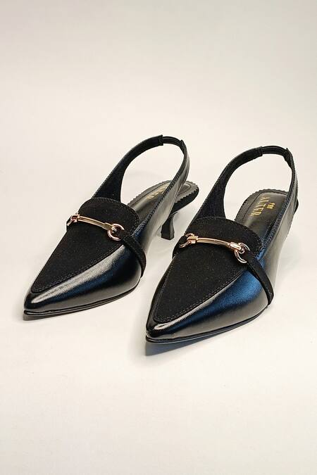 Buy The Alter Black Buckles Audrey Stilettoe Heels Online at Aza Fashions Buy_The Alter_Black Buckles Audrey Stilettoe Heels _Online_at_Aza_Fashions