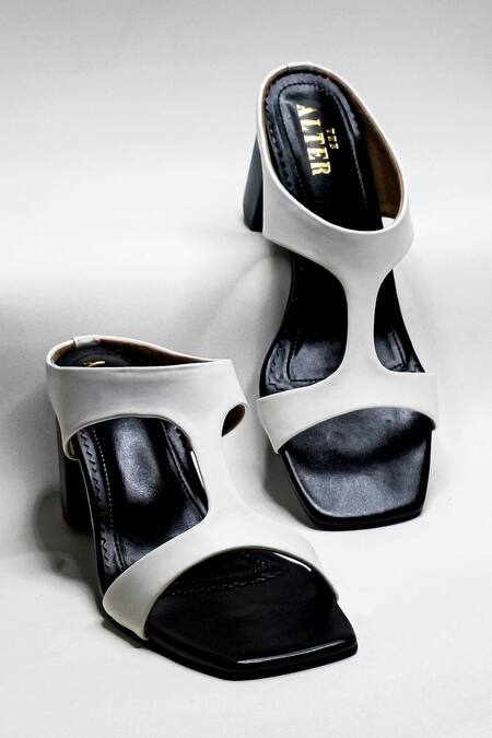 Buy The Alter Black Claire Cut-out Strap Block Heels Online at Aza Fashions Buy_The Alter_Black Claire Cut-out Strap Block Heels _Online_at_Aza_Fashions