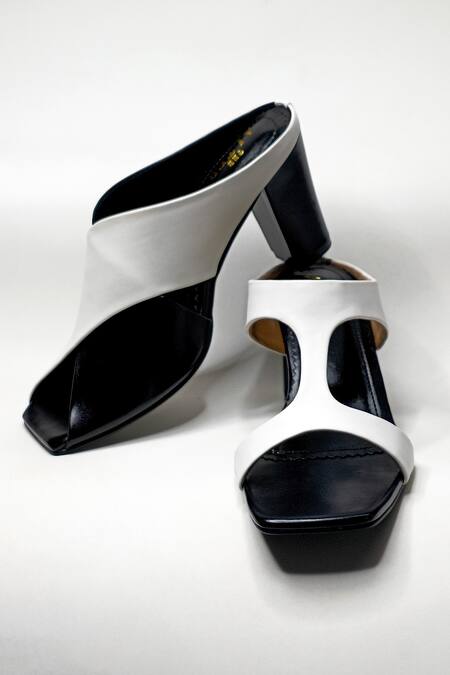 Shop The Alter Black Claire Cut-out Strap Block Heels Online at Aza Fashions Shop_The Alter_Black Claire Cut-out Strap Block Heels _Online_at_Aza_Fashions