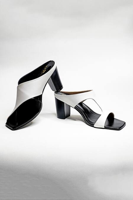 The Alter Black Claire Cut-out Strap Block Heels at Aza Fashions The Alter_Black Claire Cut-out Strap Block Heels _at_Aza_Fashions