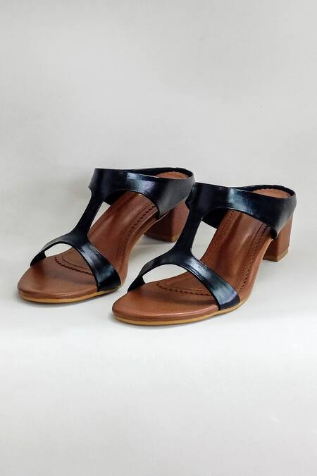 The Alter Black Claire Colorblock Heels at Aza Fashions The Alter_Black Claire Colorblock Heels _at_Aza_Fashions