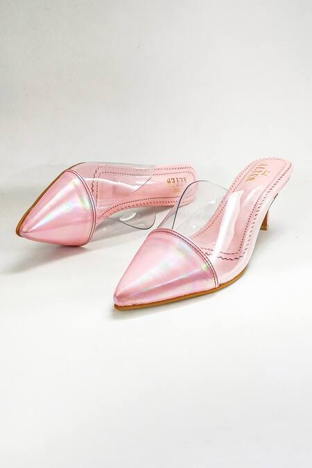 The Alter Pink Cinderella Holographic Stiletto Heels Online at Aza Fashions The Alter_Pink Cinderella Holographic Stiletto Heels _Online_at_Aza_Fashions