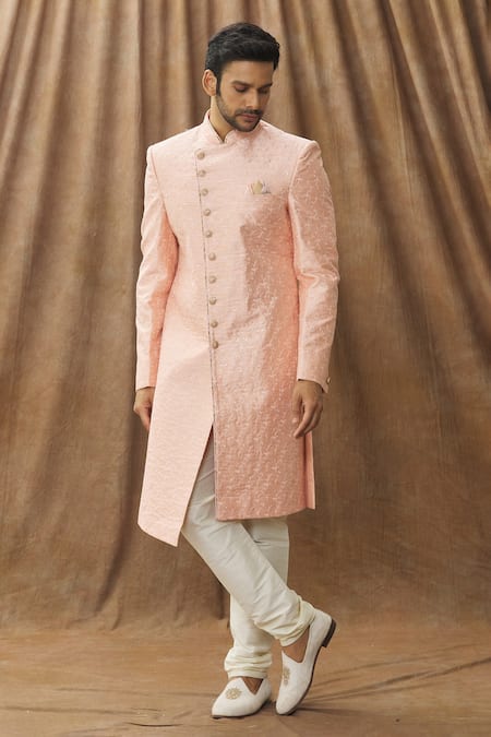 Arihant Rai Sinha Floral Embroidered Sherwani Set 