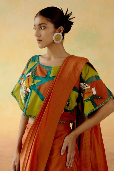 10 Trendy and Latest Kalamkari Blouse Designs You Must Try