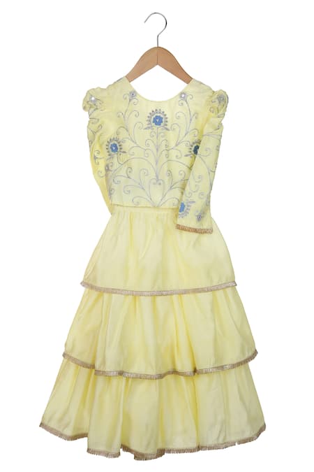Mi Dulce An'ya Tiered Lehenga With Blouse 