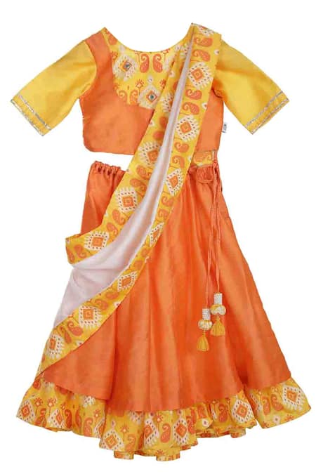 Mi Dulce An'ya Paisley Print Lehenga Set 
