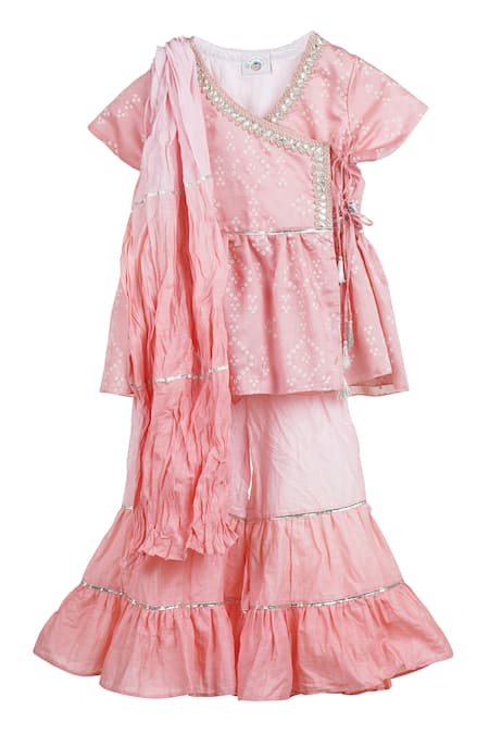 Mi Dulce An'ya Shibori Print Kurta Sharara Set 