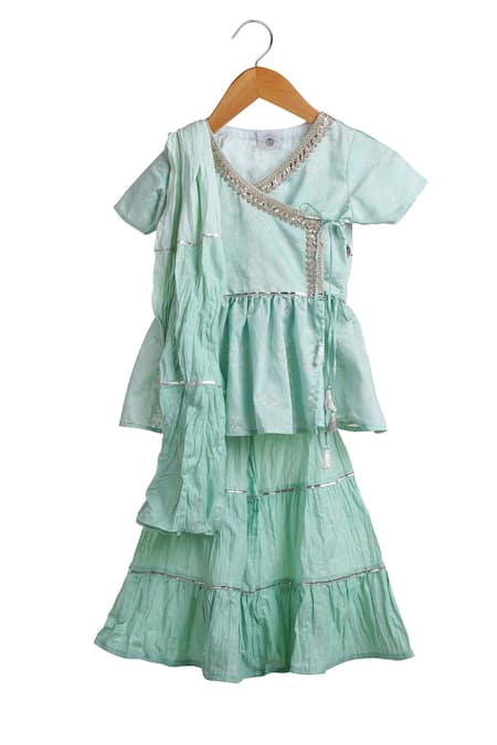 Mi Dulce An'ya Shibori Print Kurta Sharara Set 