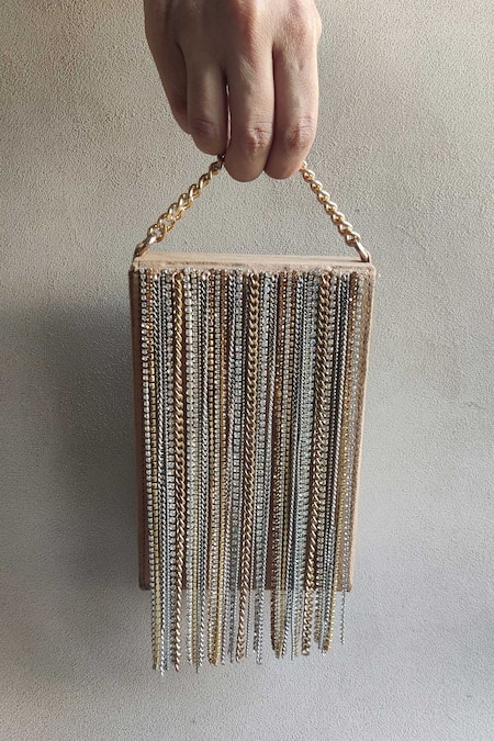 Plode Embellished Tassel Disco Bag 