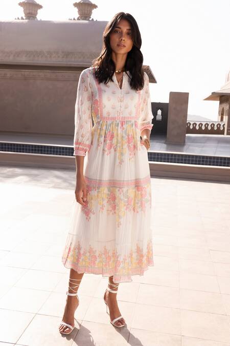Anita Dongre Suvi Floral Print Dress