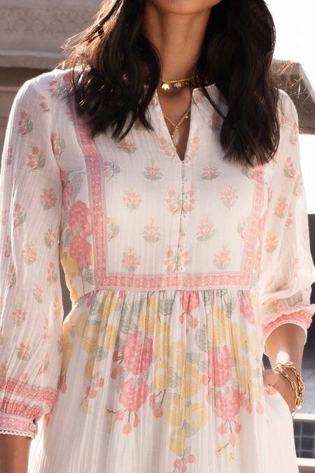 Anita Dongre_Suvi Floral Print Dress_Online_at_Aza_Fashions