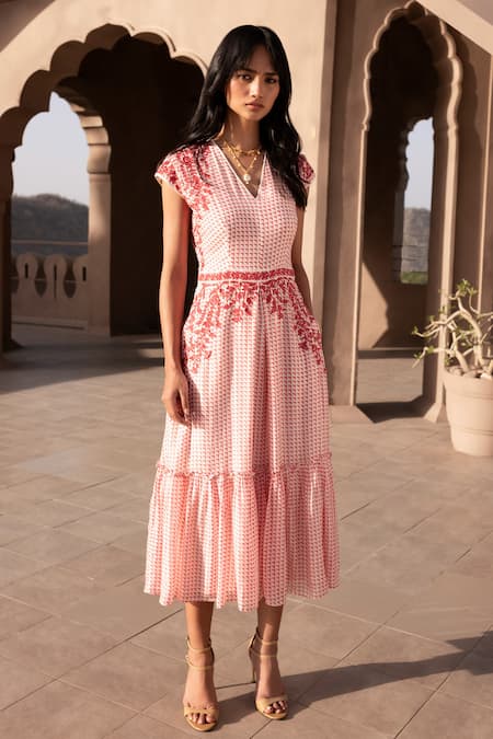 Anita Dongre Grecian Tiered Dress