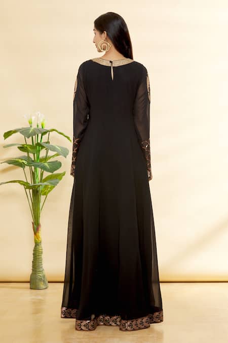 Rohini Bedi Silk Anarkali Set 