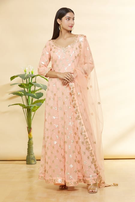 Rohini Bedi Embroidered Anarkali Set 