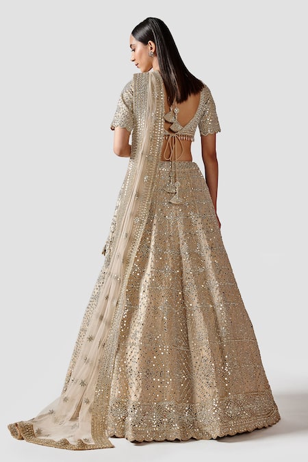 Swati Narula Heer Mirror Embroidered Bridal Lehenga Set 