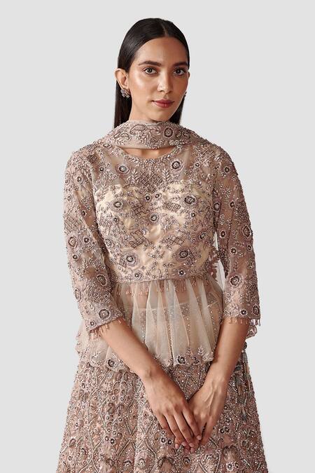 Buy Swati Narula Pink Lining Raw Silk Pearl, Pipe, Sequin, Soraya Embroidered Lehenga Set Online at Aza Fashions Buy_Swati Narula_Pink Lining Raw Silk Pearl, Pipe, Sequin, Soraya Embroidered Lehenga Set _Online_at_Aza_Fashions