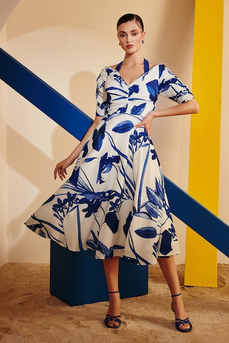 Zosia Botanical Print Dress 