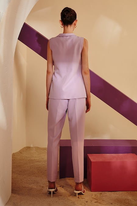 Zosia Lapel Collar Blazer & Pant Set 