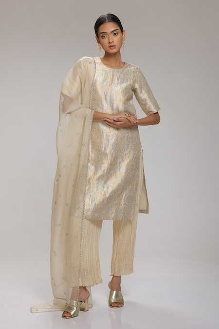 Chhaya Mehrotra Brocade Kurta Set 