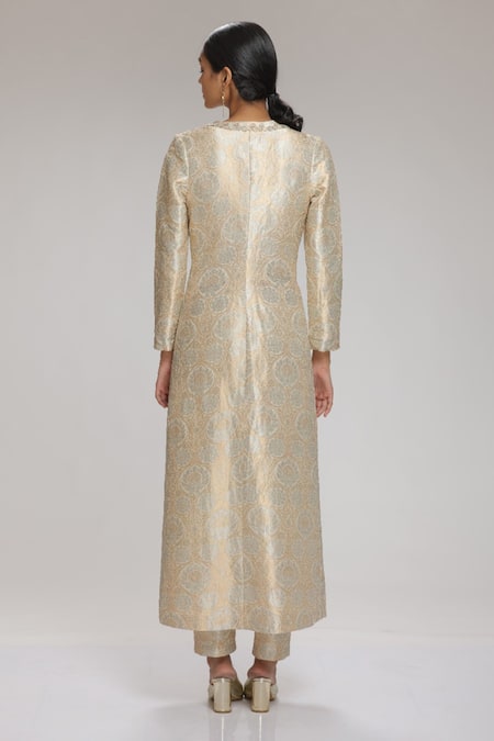 Chhaya Mehrotra Brocade Jacket & Pant Set 