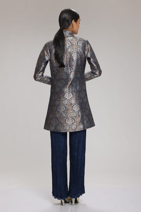 Chhaya Mehrotra Brocade Blazer & Pant Set 
