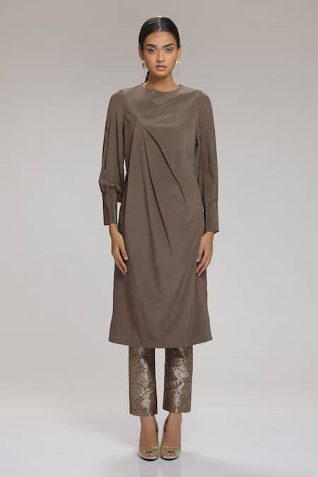 Chhaya Mehrotra Draped Kurta & Pant Set 