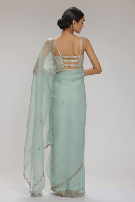 Chhaya Mehrotra Embellished Saree With Blouse 