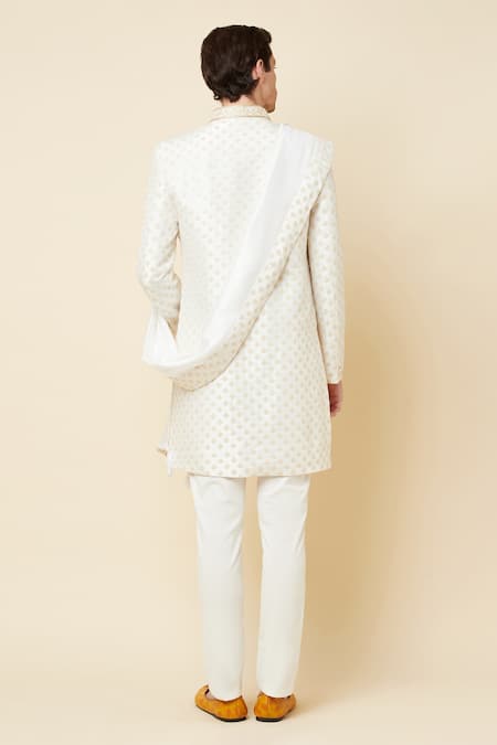 Spring Break Embroidered Sherwani Set 