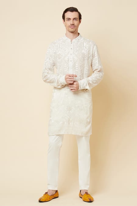 Spring Break Lucknowi Kurta & Churidar Set 