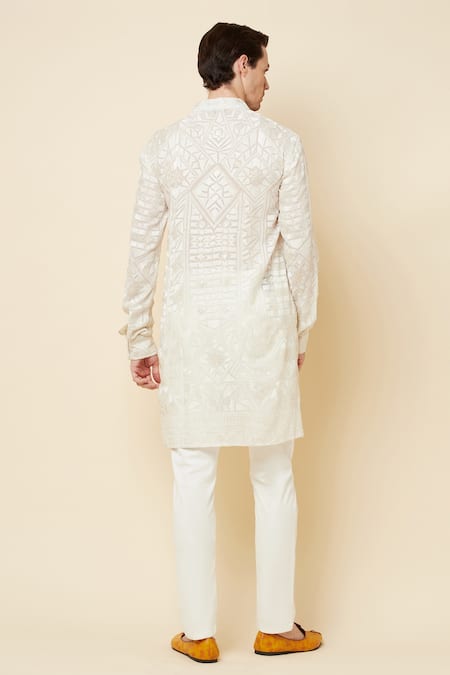 Spring Break Lucknowi Kurta & Churidar Set 