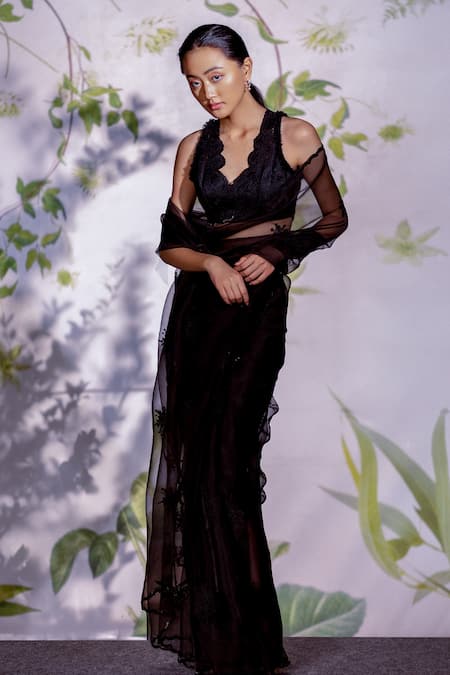 Archana Rao Thread Embroidered Blouse 