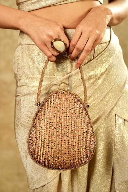 Gold Clutch Purses for Women Evening, Diamond Wedding Clutch Crossbody  Shoulder Bag with Crystal, Sequin Formal Flower Rhinestone Handbag for  Party Bridal Prom: Handbags: Amazon.com