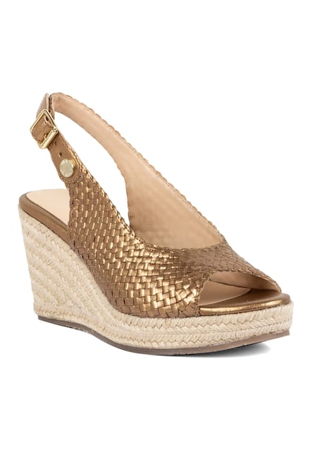 Peep toe wedge heels hot sale