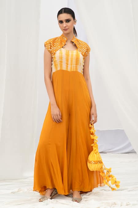 Buy Yellow Fusion Wear Sets for Women by Rang By Manjula Soni Online |  Ajio.com
