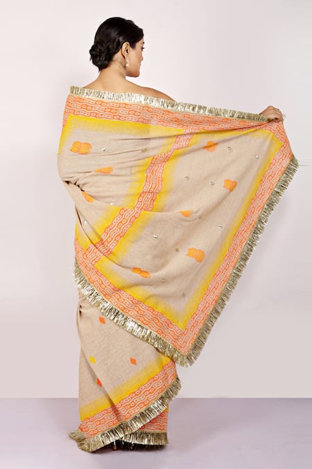 Anita Kanwal Handloom Printed Saree 