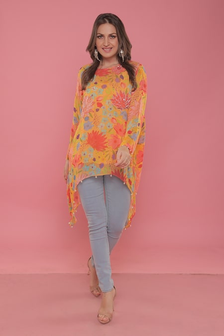 Seams Pret And Couture Daphne Floral Print Tunic 