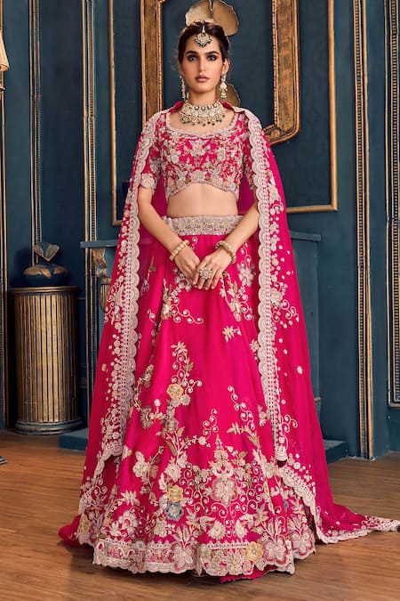 Stotram Zardozi Embroidered Bridal Lehenga Set 