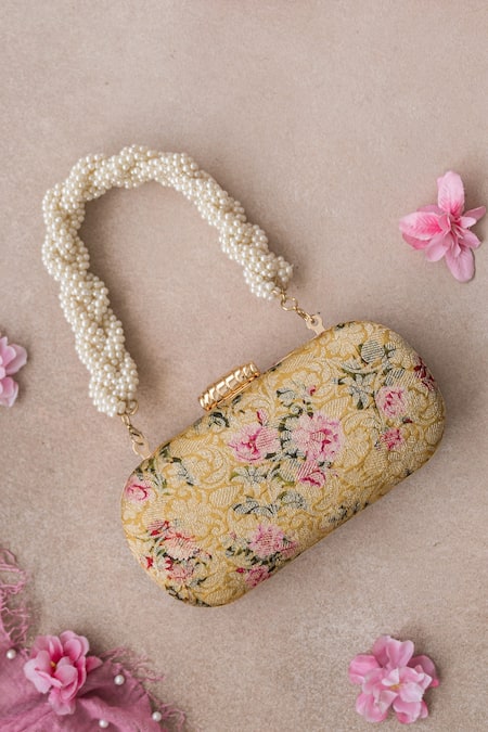 AMYRA Elora Floral Print Clutch 