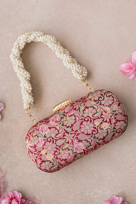 AMYRA Elora Floral Print Clutch 