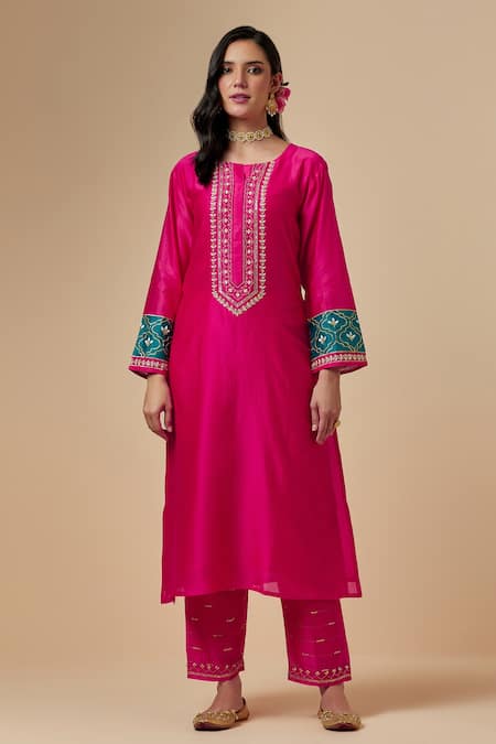 Anantaa by Roohi Silk Chanderi Kurta 