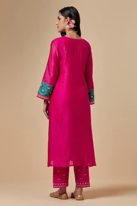 Anantaa By Roohi Silk Chanderi Kurta 