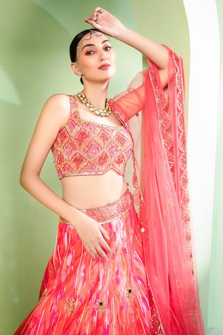 Laxmishriali Embroidered Lehenga Set 