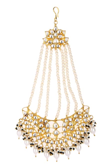 Auraa Trends Kundan Embellished Passa 