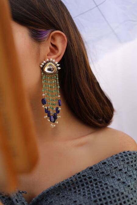 Do Taara Stone Dangling Earrings 