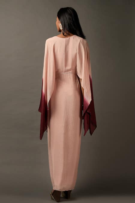Two Sisters By Gyans Ombre Draped Gown 