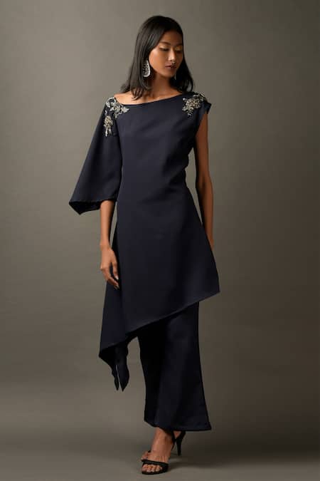 Two Sisters By Gyans Asymmetric Tunic & Pant Set 