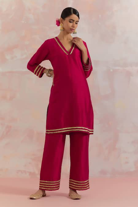 TIC Kali Gota Work Kurta 