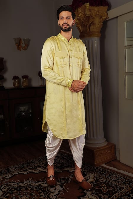 YAJY by Aditya Jain Dhaya Kurta & Dhoti Pant Set 