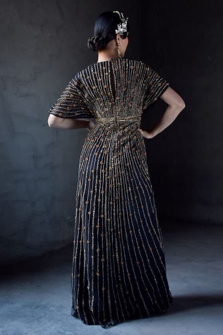 Geisha Designs Denise Embroidered Gown 